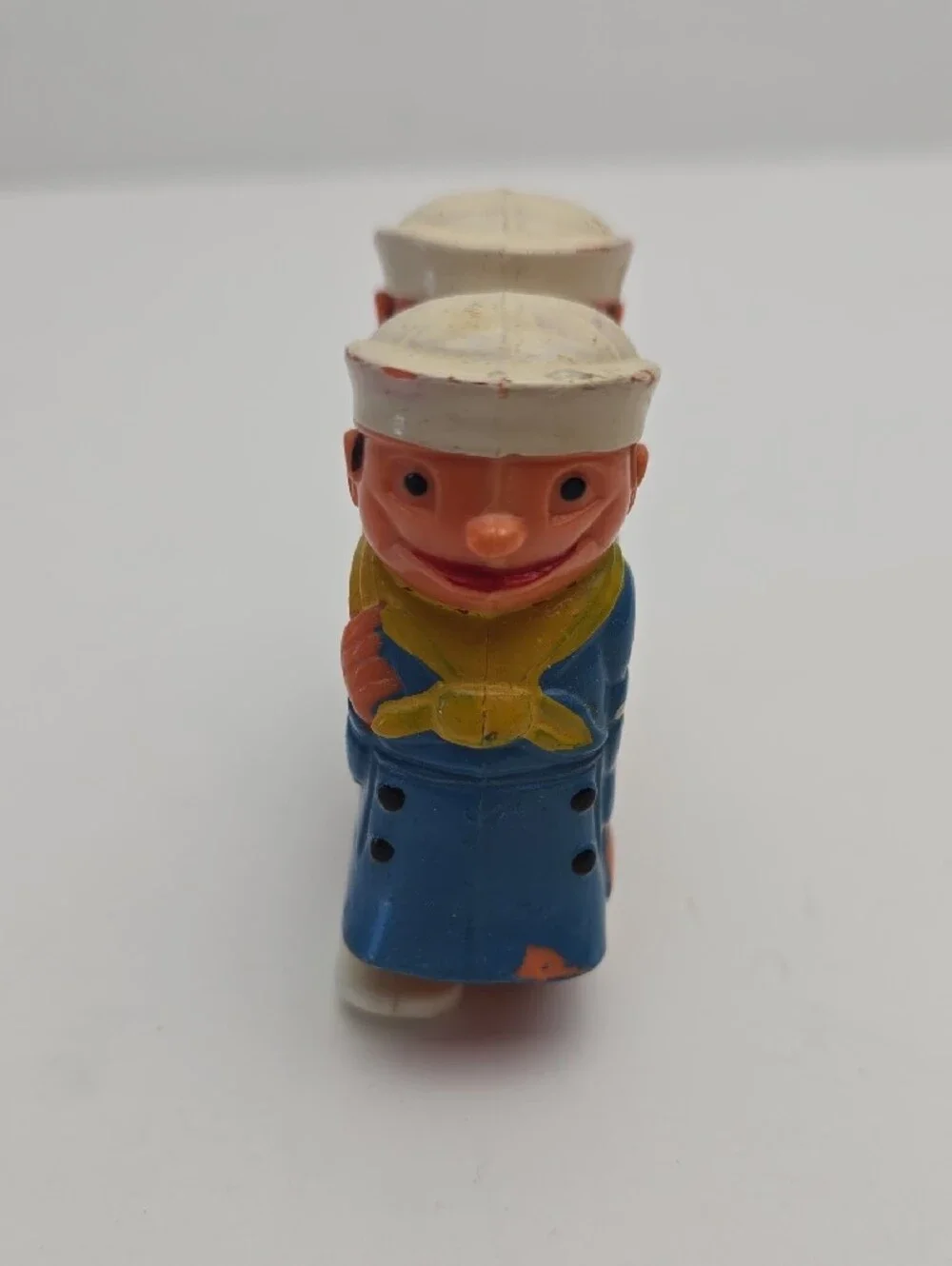 Vintage 60's Louis Marx Navy SAILORS Plastic Ramp Walker Toy Hong Kong